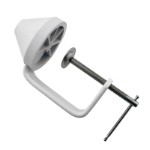 Replacement table clamp for magnifying lamp